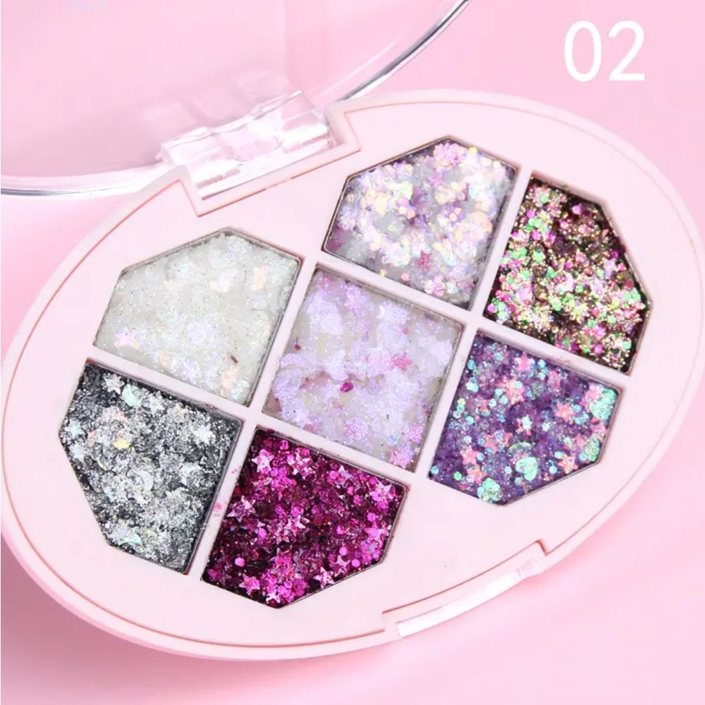 🎉Host Pick🎉 Seven Color Sequin Multipurpose Eyeshadow Palette
